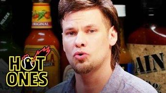 Theo Von Fights the Dark Arts While Eating Spicy Wings
