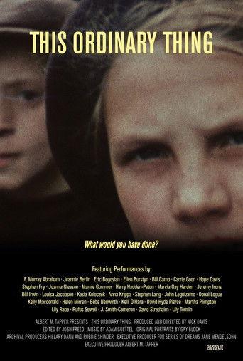 This Ordinary Thing film afişi