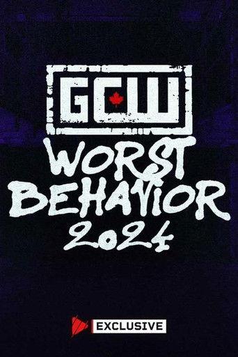 GCW Worst Behavior 2024 film afişi