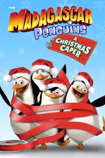 The Madagascar Penguins in a Christmas Caper film afişi
