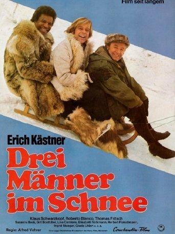 Drei Männer im Schnee film afişi