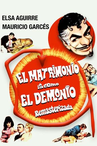 El matrimonio es como el demonio film afişi