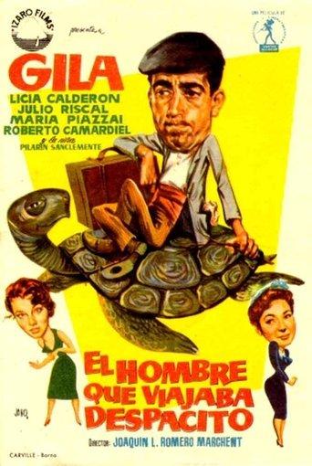 El hombre que viajaba despacito film afişi