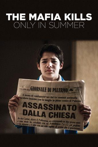 The Mafia Kills Only in Summer film afişi