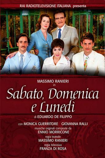 Sabato, domenica e lunedì film afişi