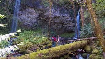 Waterfall Hunters, Meacham Creek, Christmas Ships