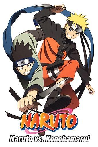 Naruto OVA 9: Chunin Exam on Fire! and Naruto vs. Konohamaru! film afişi