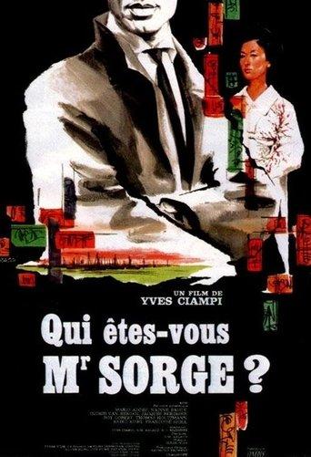 Who Are You, Mr. Sorge? film afişi