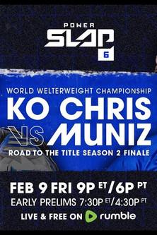 Power Slap 6: KO Chris vs. Muniz film afişi