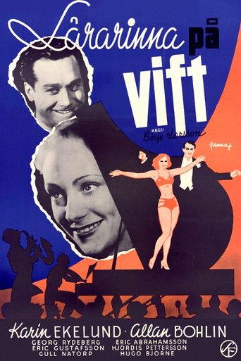 Lärarinna på vift film afişi