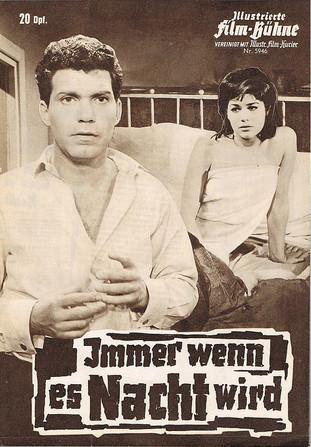 Immer wenn es Nacht wird film afişi