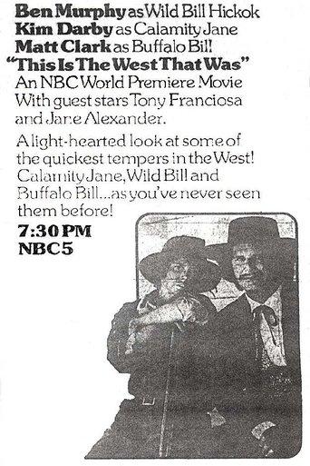 This Is the West That Was film afişi