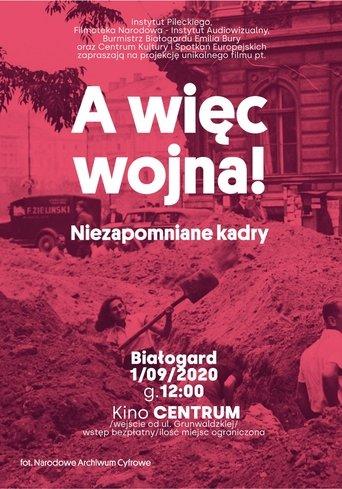 A więc wojna! film afişi