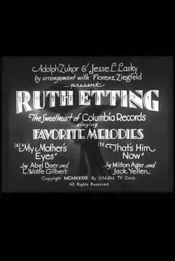 Ruth Etting in Favorite Melodies film afişi