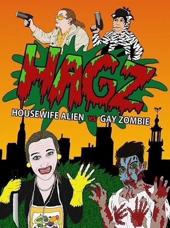 Housewife Alien vs. Gay Zombie film afişi