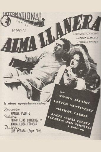 Alma llanera film afişi