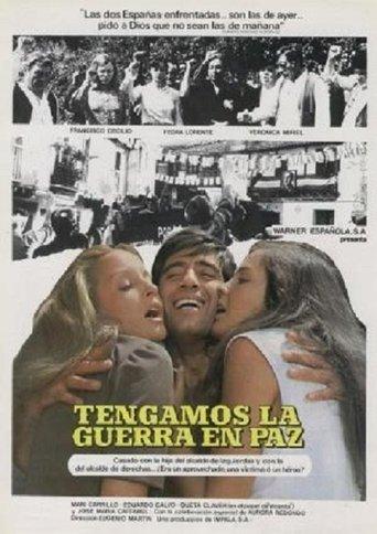 Tengamos la guerra en paz film afişi