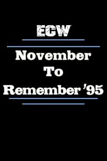 ECW November to Remember 1995 film afişi