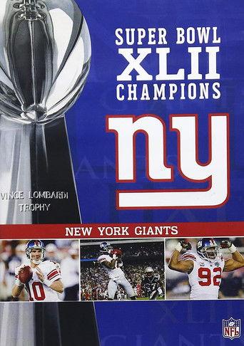 Super Bowl XLII Champions - New York Giants film afişi