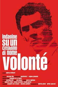 Investigation of a Citizen Named Volonté film afişi
