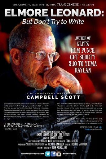 Elmore Leonard: "But Don't Try to Write" film afişi