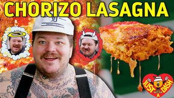 Naughty or Nice Chorizo Lasagna