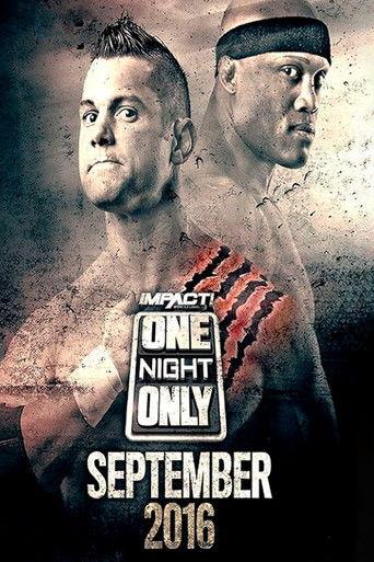 TNA One Night Only: September 2016 film afişi