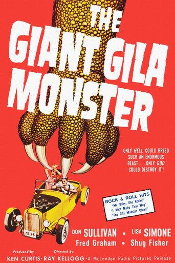 The Giant Gila Monster film afişi