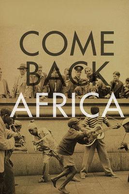 Come Back, Africa film afişi