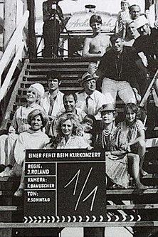 Einer fehlt beim Kurkonzert film afişi