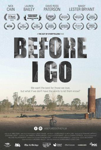 Before I Go film afişi