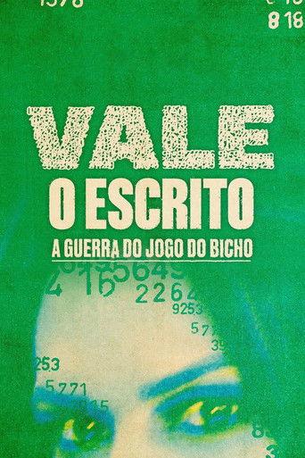 Vale o Escrito - A Guerra do Jogo do Bicho dizi afişi