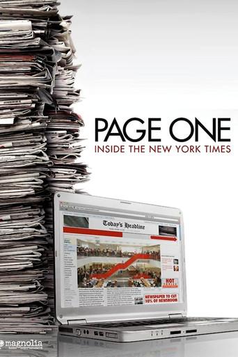 Page One: Inside the New York Times film afişi
