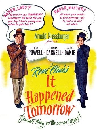 It Happened Tomorrow film afişi