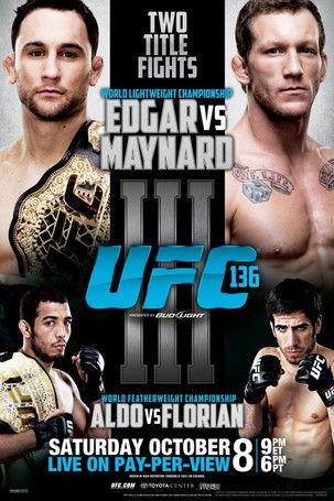 UFC 136: Edgar vs. Maynard III film afişi