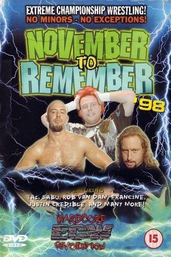 ECW November To Remember 1998 film afişi
