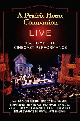 A Prairie Home Companion Live in HD! film afişi