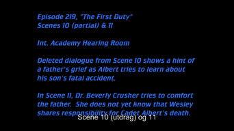 Deleted Scenes: S05E19 – The First Duty