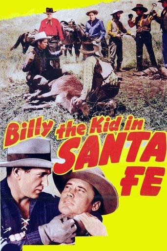 Billy the Kid in Santa Fe film afişi