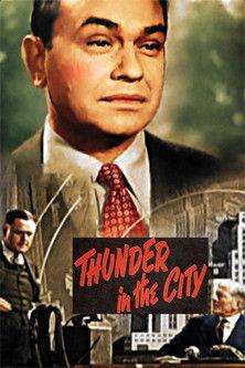 Thunder in the City film afişi