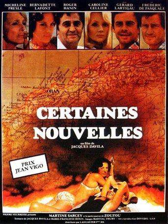 Certaines nouvelles film afişi