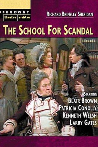 The School for Scandal film afişi