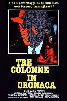 Tre colonne in cronaca film afişi
