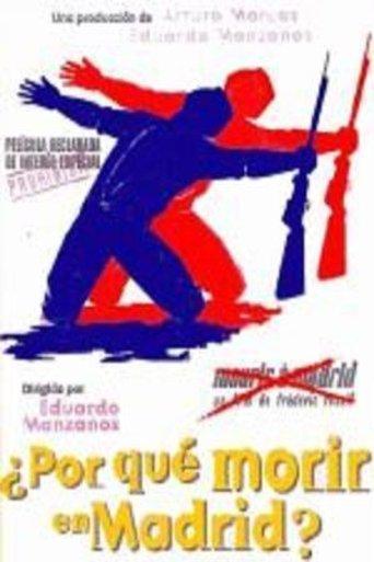 ¿Por qué morir en Madrid? film afişi