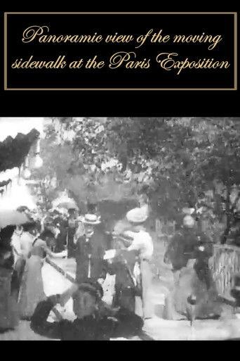 Panoramic View from the Moving Sidewalk at the Paris Exposition film afişi