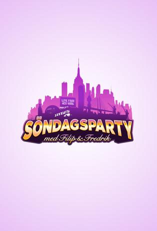 Söndagsparty med Filip & Fredrik dizi afişi