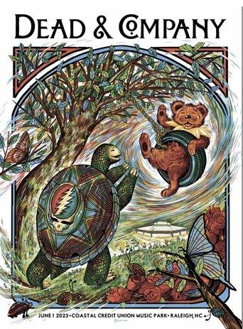Dead & Company: 2023-06-01 Coastal Credit Union Music Park at Walnut Creek, Raleigh, NC, USA film afişi