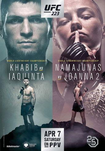 UFC 223: Khabib vs. Iaquinta film afişi