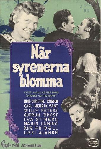 När syrenerna blomma film afişi