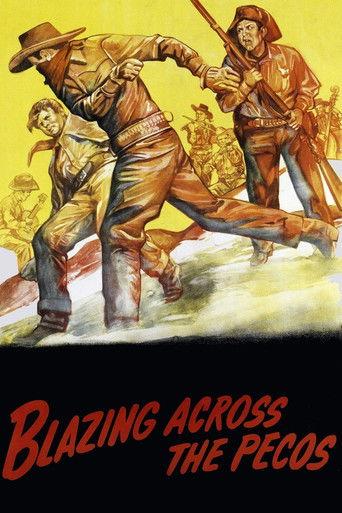 Blazing Across the Pecos film afişi